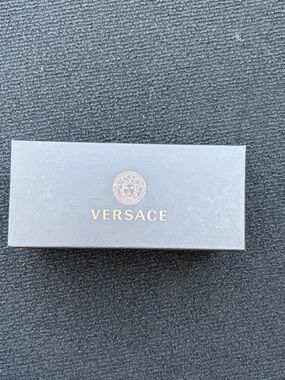Versace Black Box with Gold Signature Logo